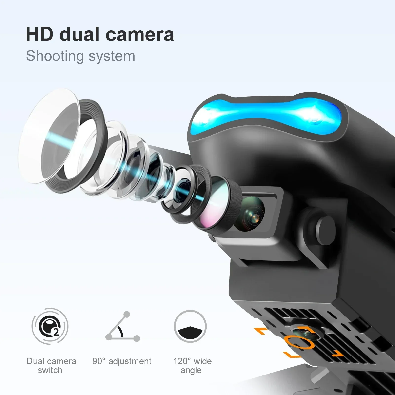 โดรนรุ่นใหม่ E99 Pro HD 4K กล้ - Drone Camera Professional บทวิจารณ์และราคา