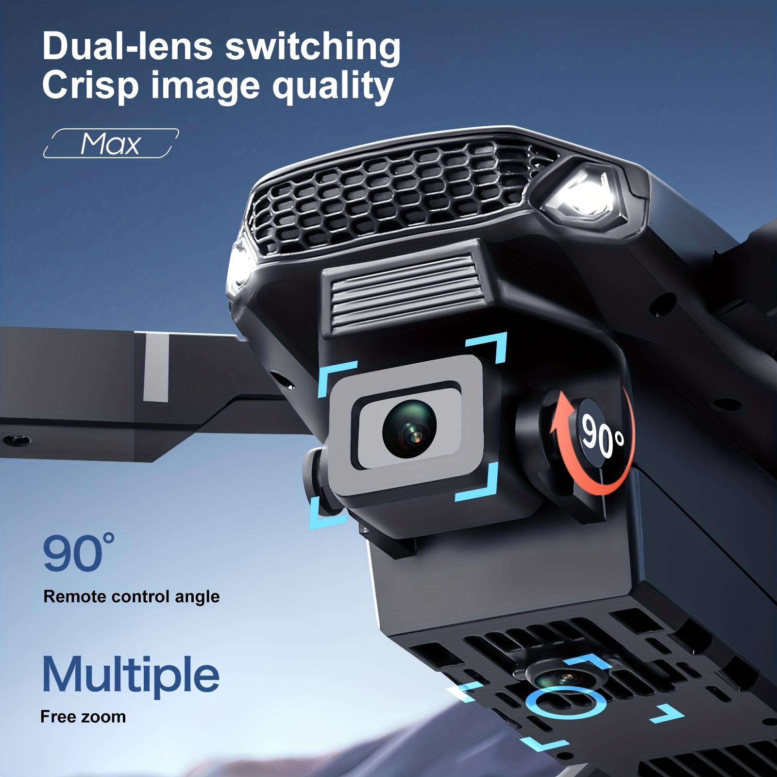 โดรนพับได้รุ่นอัปเกรด E88 PRO  - Drone Camera Professional บทวิจารณ์และราคา